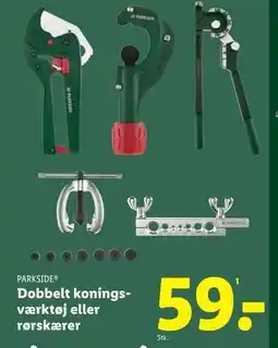 Lidl Dobbelt koningsværktøj eller rørskærer, DKK 59 tilbud
