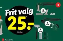 Lidl Fugeværktøj, DKK 25 tilbud
