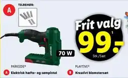 Lidl Elektrisk hæfte- og sømpistol, DKK 99 tilbud