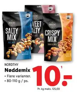 Lidl Nøddemix, DKK 10 tilbud