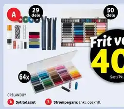 Lidl Sytrådssæt, DKK 40 tilbud