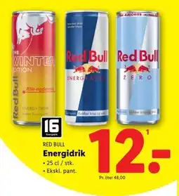 Lidl Energidrik, DKK 12 tilbud