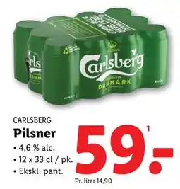 Lidl Pilsner, DKK 59 tilbud