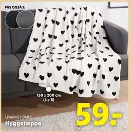 Lidl Hyggetæppe, DKK 59 tilbud