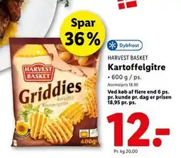 Lidl Kartoffelgitre, DKK 12 tilbud