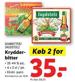 Lidl Krydderbitter, DKK 35 tilbud