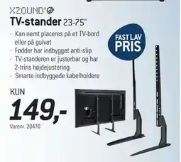 Thansen TV-stander, DKK 149 tilbud