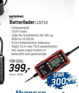 Thansen Batterilader, DKK 399 tilbud