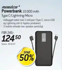 Thansen Powerbank, DKK 124.5 tilbud