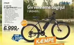 Thansen El-cykel MTB 27,5, DKK 6999 tilbud