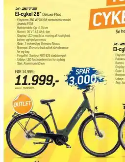 Thansen El-cykel 28, DKK 11999 tilbud