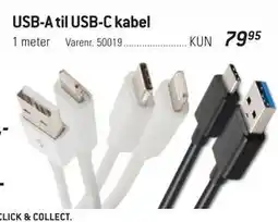 Thansen USB-A til USB-C kabel, DKK 79.95 tilbud