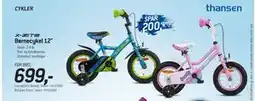 Thansen Børnecykel 12, DKK 699 tilbud