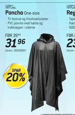 Thansen Poncho, DKK 31.96 tilbud