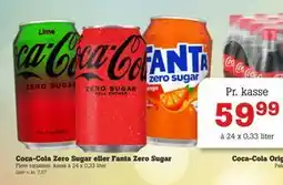 Poetzsch Padborg Coca-Cola Zero Sugar eller Fanta Zero Sugar, DKK 59.99 tilbud