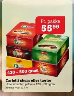 Poetzsch Padborg Carletti skum eller tærter, DKK 55.99 tilbud