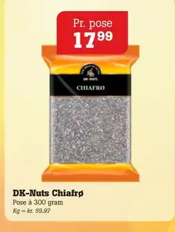 Poetzsch Padborg DK-Nuts Chiafrø, DKK 17.99 tilbud