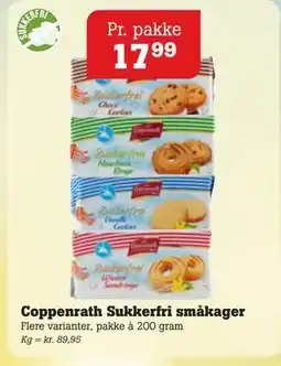 Poetzsch Padborg Coppenrath Sukkerfri småkager, DKK 17.99 tilbud