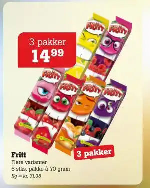 Poetzsch Padborg Fritt, DKK 14.99 tilbud