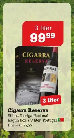 Poetzsch Padborg Cigarra Reserva, DKK 99.99 tilbud