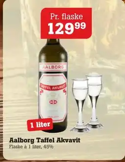 Poetzsch Padborg Aalborg Taffel Akvavit, DKK 129.99 tilbud
