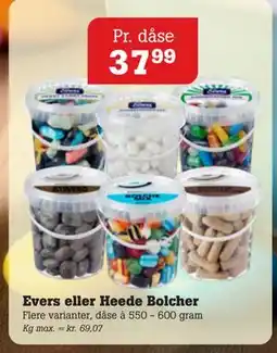 Poetzsch Padborg Evers eller Heede Bolcher, DKK 37.99 tilbud