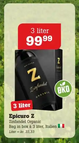 Poetzsch Padborg Epicuro Z, DKK 99.99 tilbud