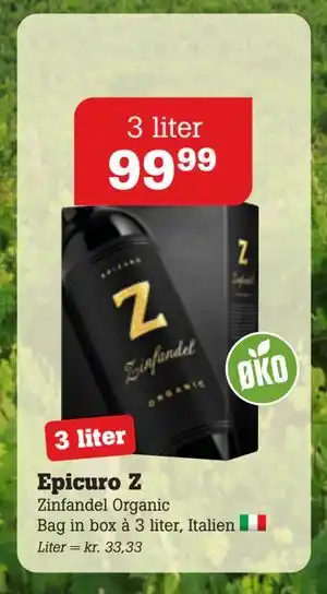 Poetzsch Padborg Epicuro Z, DKK 99.99 tilbud