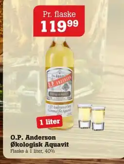 Poetzsch Padborg O.P. Anderson Økologisk Aquavit, DKK 119.99 tilbud