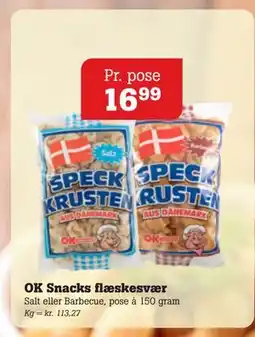 Poetzsch Padborg OK Snacks flæskesvær, DKK 16.99 tilbud
