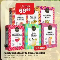 Poetzsch Padborg Punch Club Ready to Serve Cocktail, DKK 69.99 tilbud