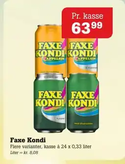 Poetzsch Padborg Faxe Kondi, DKK 63.99 tilbud