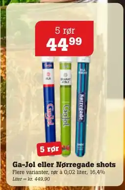 Poetzsch Padborg Ga-Jol eller Nørregade shots, DKK 44.99 tilbud