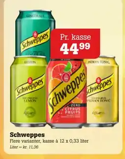 Poetzsch Padborg Schweppes, DKK 44.99 tilbud