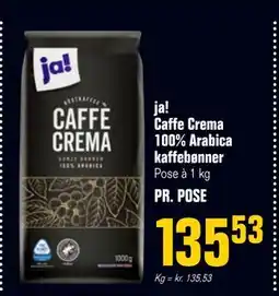 Poetzsch Padborg ja! Caffe Crema 100% Arabica kaffebønner, DKK 135.53 tilbud