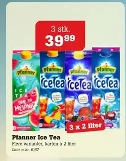 Poetzsch Padborg Pfanner Ice Tea, DKK 39.99 tilbud