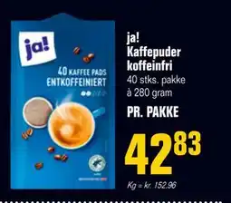 Poetzsch Padborg ja! Kaffepuder koffeinfri, DKK 42.83 tilbud