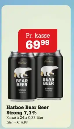 Poetzsch Padborg Harboe Bear Beer Strong 7,7%, DKK 69.99 tilbud