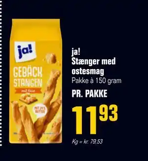 Poetzsch Padborg ja! Stænger med ostesmag, DKK 11.93 tilbud
