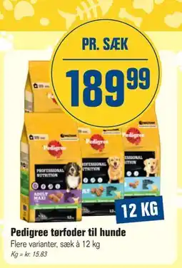 Otto Duborg Pedigree tørfoder til hunde, DKK 189.99 tilbud