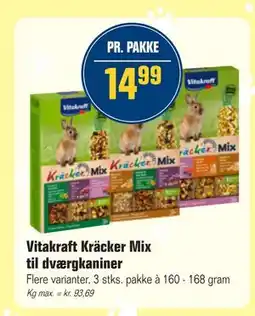 Otto Duborg Vitakraft Kräcker Mix til dværgkaniner, DKK 14.99 tilbud