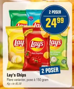 Otto Duborg Lay's Chips, DKK 24.99 tilbud