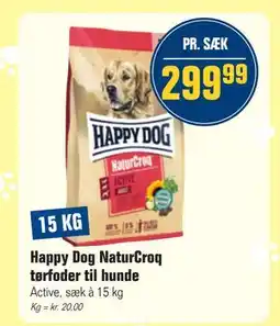 Otto Duborg Happy Dog NaturCroq tørfoder til hunde, DKK 299.99 tilbud