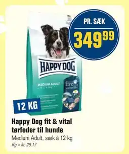 Otto Duborg Happy Dog fit & vital tørfoder til hunde, DKK 349.99 tilbud