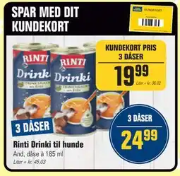 Otto Duborg Rinti Drinki til hunde, DKK 24.99, Medlemspris tilbud