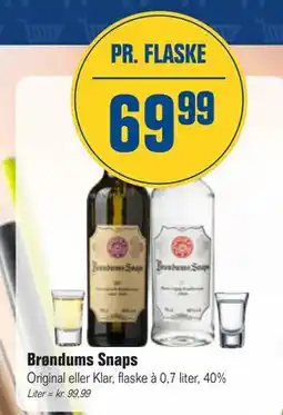 Otto Duborg Brøndums Snaps, DKK 69.99 tilbud