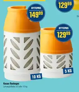 Otto Duborg Letvægtsflaske à 5 eller 10 kg tilbud