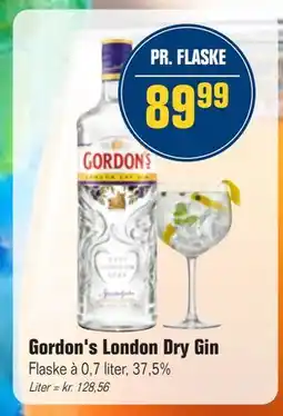 Otto Duborg Gordon's London Dry Gin, DKK 89.99 tilbud