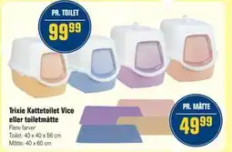 Otto Duborg Trixie Kattetoilet Vico eller toiletmåtte tilbud