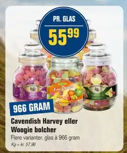 Otto Duborg Cavendish Harvey eller Woogie bolcher, DKK 55.99 tilbud